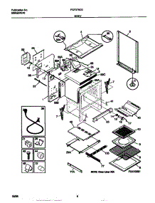 04 - Body parts for Frigidaire Range FGF376CESB from AppliancePartsPros.com