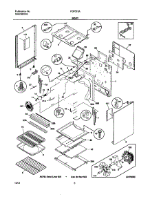 07 - Body parts for Frigidaire Range FGF378ACD from AppliancePartsPros.com