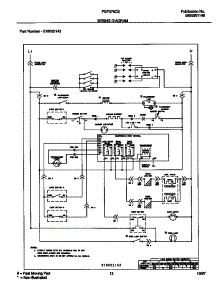 08 - Wiring Diagram parts for Frigidaire Range FGF376CESF from AppliancePartsPros.com