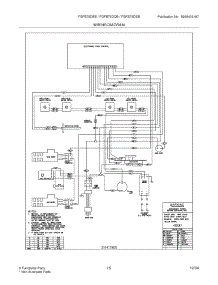 13 - Wiring Diagram parts for Frigidaire Range FGFB75DBB from AppliancePartsPros.com