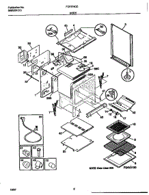 04 - Body parts for Frigidaire Range FGF374CCTH from AppliancePartsPros.com