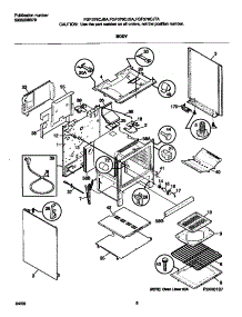 04 - Body parts for Frigidaire Range FGF376CJSA from AppliancePartsPros.com