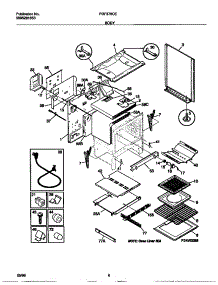 04 - Body parts for Frigidaire Range FGF376CETA from AppliancePartsPros.com