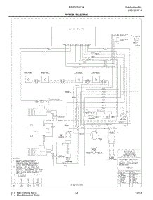 13 - Wiring Diagram parts for Frigidaire Range FGF378ACH from AppliancePartsPros.com