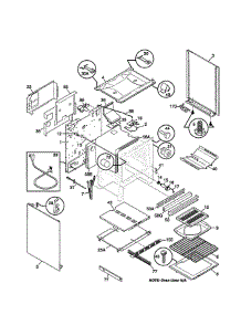 Body parts for Frigidaire Range FGF376CERR from AppliancePartsPros.com
