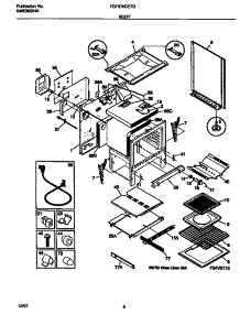 04 - Body parts for Frigidaire Range FGF376CETG from AppliancePartsPros.com