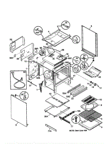 Body parts for Frigidaire Range FGF379WESP from AppliancePartsPros.com