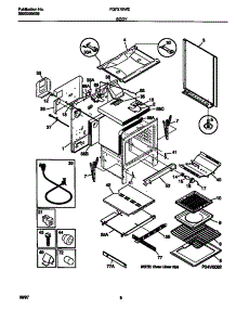 04 - Body parts for Frigidaire Range FGF379WECF from AppliancePartsPros.com