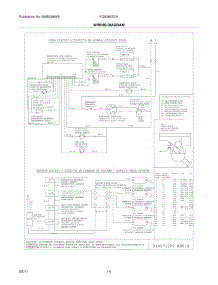 12 - Wiring Diagram parts for Frigidaire Range FGS366ECH from AppliancePartsPros.com