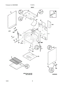 07 - Body parts for Frigidaire Range FLF337AWE from AppliancePartsPros.com