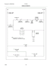 12 - Wiring Schematic parts for Frigidaire Range FLF316CQB from AppliancePartsPros.com