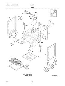 07 - Body parts for Frigidaire Range FLF337EWM from AppliancePartsPros.com
