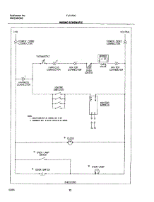 12 - Wiring Schematic parts for Frigidaire Range FLF316CQA from AppliancePartsPros.com