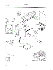 07 - Body parts for Frigidaire Range FGF335CGTJ from AppliancePartsPros.com