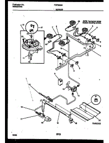 03 - Burner, Manifold And Gas Control parts for Frigidaire Range FGF333SAWA from AppliancePartsPros.com