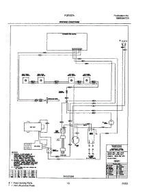 13 - Wiring Diagram parts for Frigidaire Range FGF337AWE from AppliancePartsPros.com
