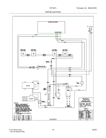 13 - Wiring Diagram parts for Frigidaire Range FGF337AWL from AppliancePartsPros.com