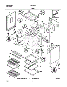07 - Body parts for Frigidaire Range FGFL66ASC from AppliancePartsPros.com