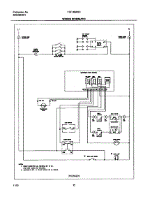 12 - Wiring Schematic parts for Frigidaire Range FGFL66ASC from AppliancePartsPros.com