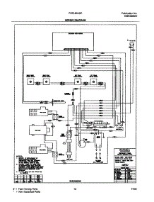 13 - Wiring Diagram parts for Frigidaire Range FGFL66ASC from AppliancePartsPros.com