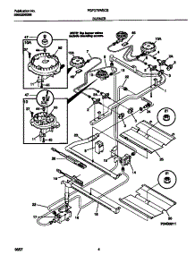03 - Burner parts for Frigidaire Range FGF379WECE from AppliancePartsPros.com
