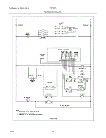 12 - Wiring Schematic parts for Frigidaire Range FGFL77AQJ from AppliancePartsPros.com