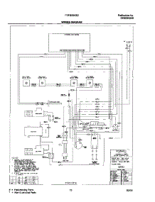 13 - Wiring Diagram parts for Frigidaire Range FGFB55ASD from AppliancePartsPros.com