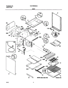 07 - Body parts for Frigidaire Range FGF379WXBCA from AppliancePartsPros.com
