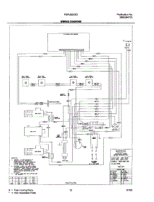 13 - Wiring Diagram parts for Frigidaire Range FGFL66ASD from AppliancePartsPros.com