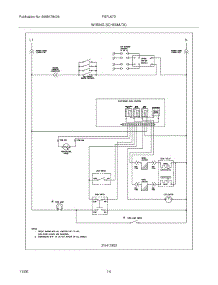 14 - Wiring Schematic parts for Frigidaire Range FGFL67DBH from AppliancePartsPros.com