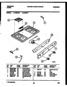 03 - Cooktop Parts parts for Frigidaire Range G30NL7 from AppliancePartsPros.com