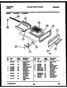 05 - Broiler Drawer Parts parts for Frigidaire Range G30NL7 from AppliancePartsPros.com