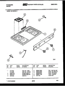 03 - Cooktop Parts parts for Frigidaire Range G31BPNL3 from AppliancePartsPros.com