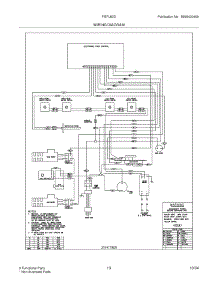 13 - Wiring Diagram parts for Frigidaire Range FGFL83DSA from AppliancePartsPros.com