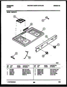 03 - Cooktop Parts parts for Frigidaire Range G30PNL6 from AppliancePartsPros.com