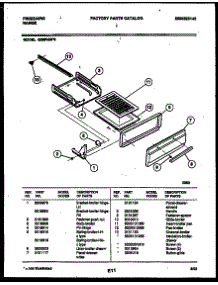 05 - Broiler Drawer Parts parts for Frigidaire Range G30PNL6 from AppliancePartsPros.com