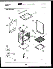 07 - Body Parts parts for Frigidaire Range G31BPNL3 from AppliancePartsPros.com