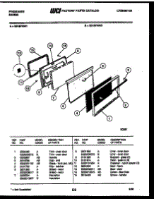 05 - Door Parts parts for Frigidaire Range G31BPNW1 from AppliancePartsPros.com