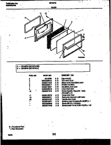 06 - Door Parts parts for Frigidaire Range G31BPNL6 from AppliancePartsPros.com