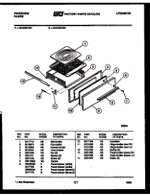 05 - Broiler Drawer Parts parts for Frigidaire Range GC34BCL4 from AppliancePartsPros.com