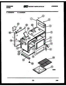 06 - Body Parts parts for Frigidaire Range GC34BCL4 from AppliancePartsPros.com