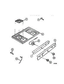 03 - Top parts for Frigidaire Range G32BNL1 from AppliancePartsPros.com