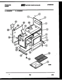 06 - Body Parts parts for Frigidaire Range GCG32CL4 from AppliancePartsPros.com