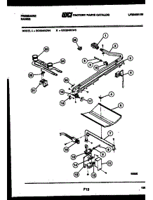 07 - Burner, Manifold And Gas Control parts for Frigidaire Range GCG34BCL5 from AppliancePartsPros.com