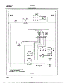 12 - Wiring Diagram parts for Frigidaire Range FGFL66ASA from AppliancePartsPros.com