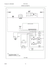 14 - Wiring Schematic parts for Frigidaire Range FGFL79ECD from AppliancePartsPros.com
