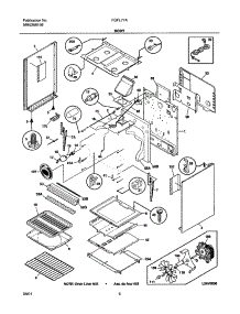 07 - Body parts for Frigidaire Range FGFL77AQC from AppliancePartsPros.com