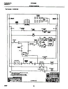 07 - Wiring Diagram parts for Frigidaire Range FGF350BBWE from AppliancePartsPros.com