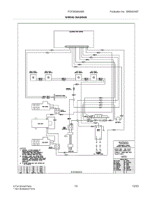 13 - Wiring Diagram parts for Frigidaire Range FGF350MXASB from AppliancePartsPros.com