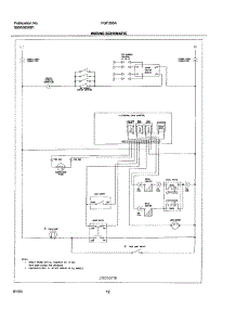 12 - Wiring Schematic parts for Frigidaire Range FGF355ASD from AppliancePartsPros.com